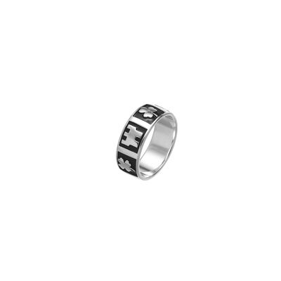 Grá Collection Celtic Band Ring Sterling Silver